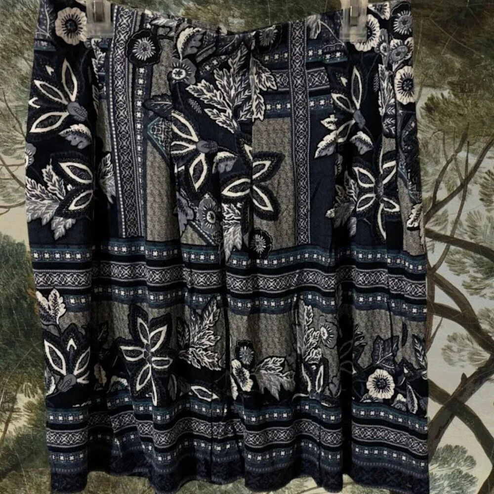 J. Jill Floral Skirt